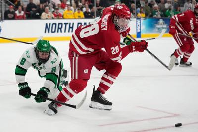 NCAA Wisconsin North Dakota Hockey