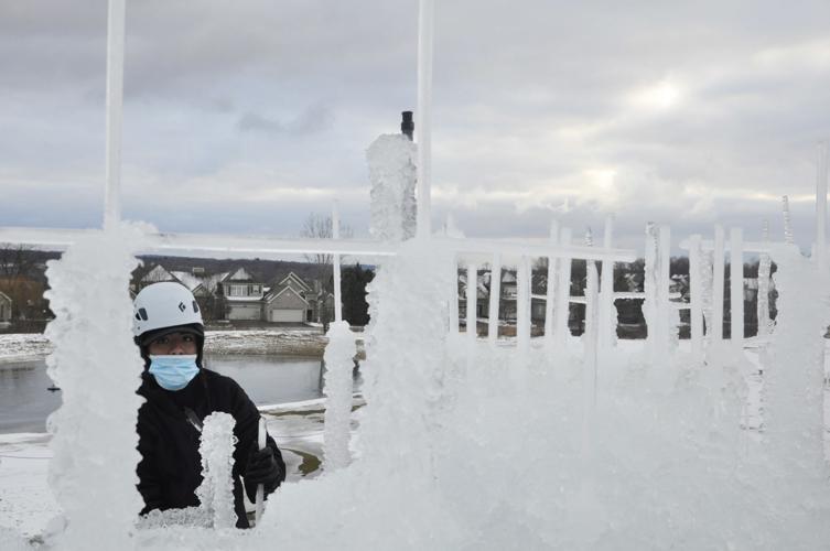 Icicles at Ice Castles