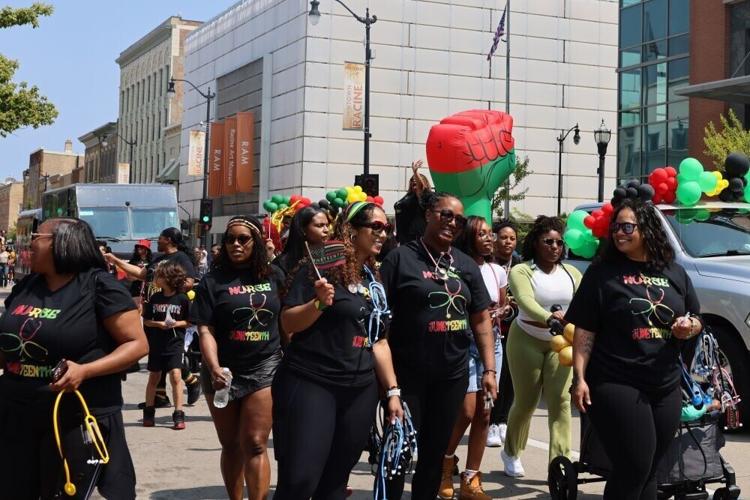Nurses in the parade 2025