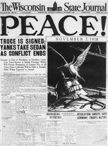 Front page Nov 7 1918
