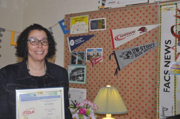 Deanna Giovingo, Badger High School instructor, recently received state awards