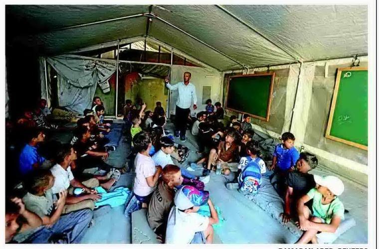 Gaza students return to in-person schooling