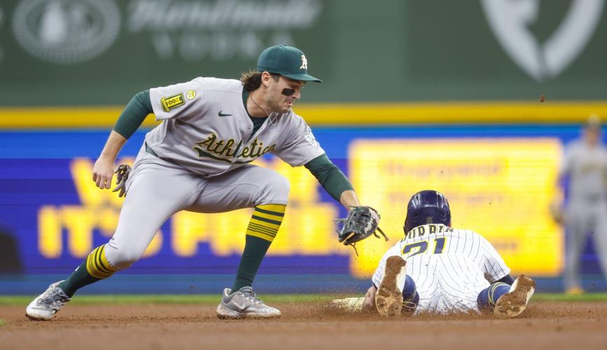 Athletics Brewers Baseball
