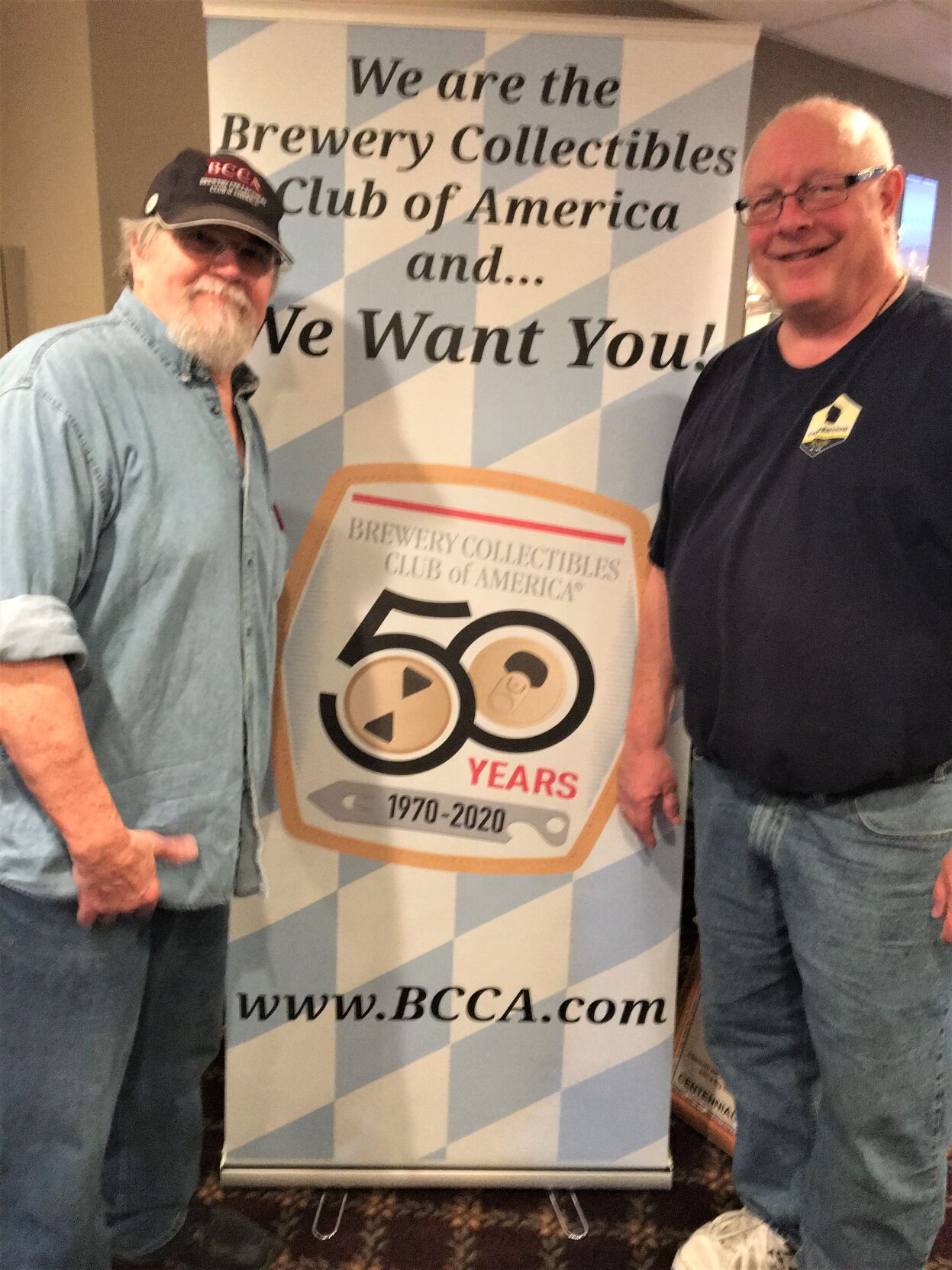 BCCA president Don Hardy and Badger Bunch president Mike Scheffler