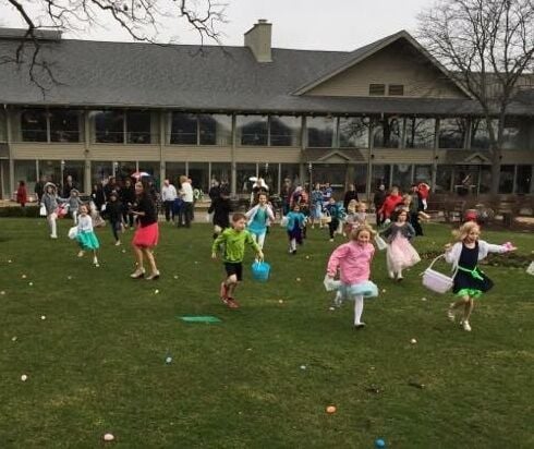 Easter egg hunt at The Abbey Resort