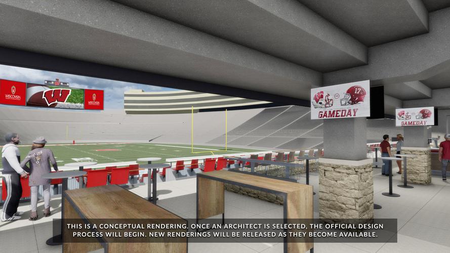 Camp Randall south end zone rendering 2