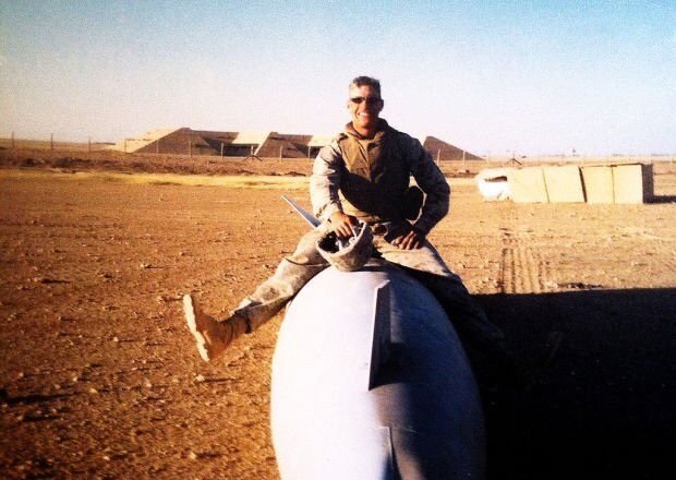 Eric Pizer in Iraq