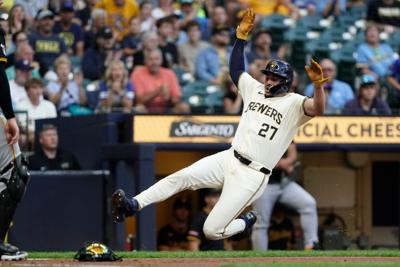 Pirates Brewers Baseball