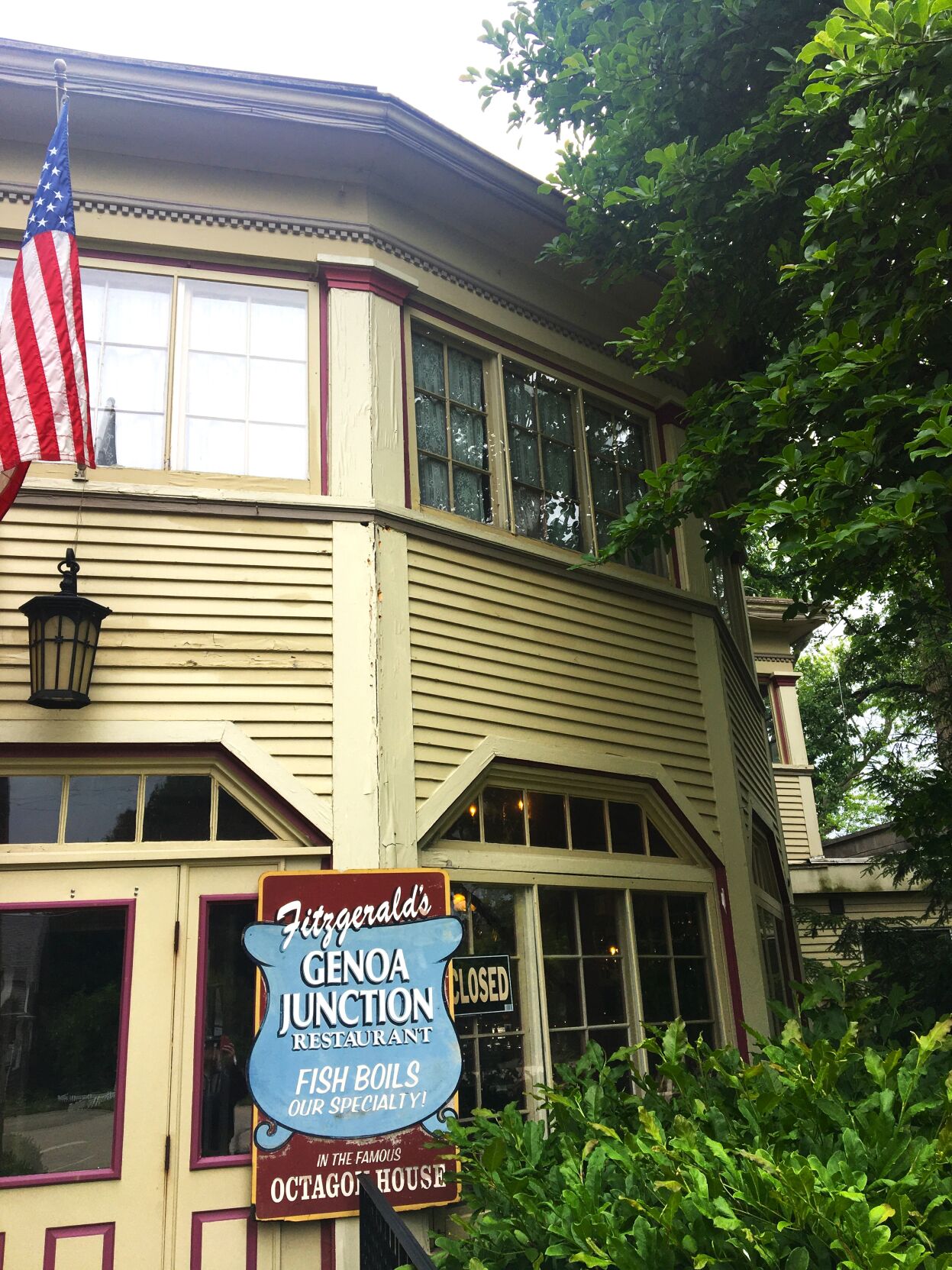 Fitzgerald's Genoa Junction Restaurant (The Octagon House), 727 Main St. (County Hwy. B), Genoa City