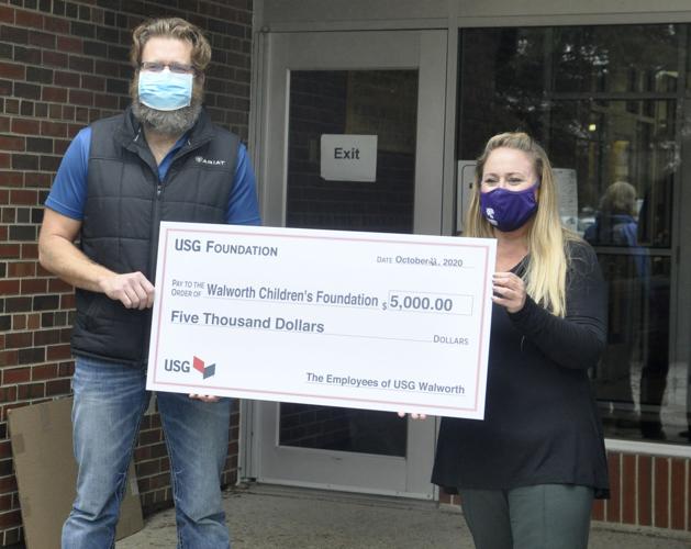 Walworth Elementary donation