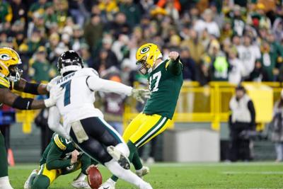 Eagles Packers Football