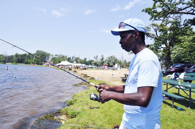 Fishing on Pell Lake at Lake Fest