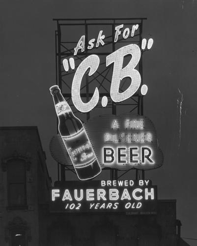 Fauerbach beer sign