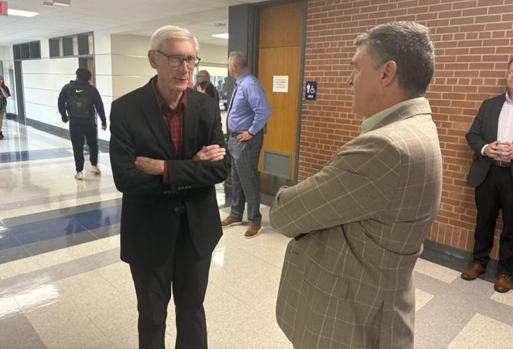Evers visits Tremper High School