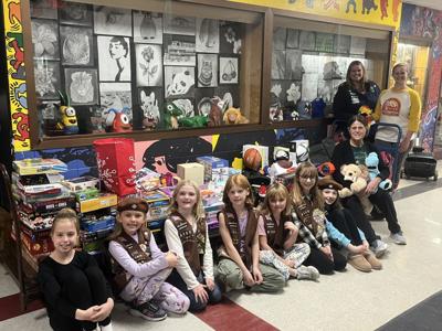Brownie Girl Scout Troop conducts Giving Tree Program