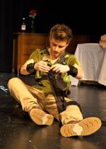 "Peter Pan and Wendy" - Peter Pan tries to reattach his shadow