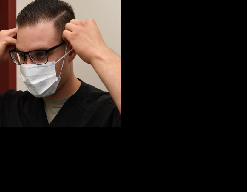 Hospital face mask free stock image