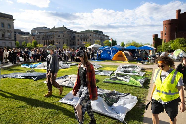 Encampment at Library Mall 1