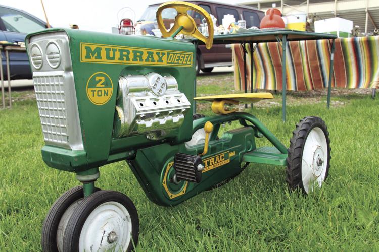 Toy tractor at Elkhorn Antique Flea Market