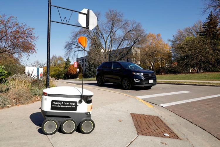 Starship robot UW-Madison campus