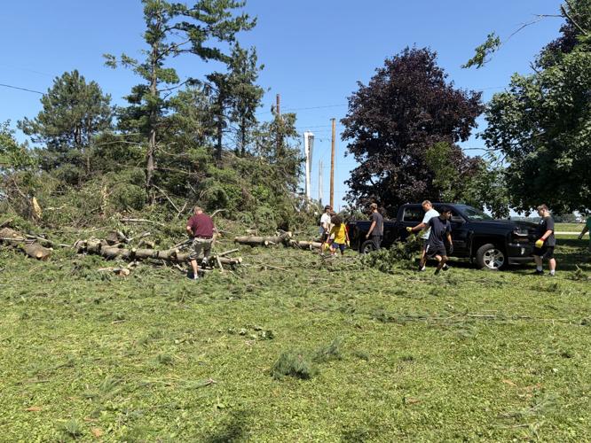 Big Foot Football Team Helps Cleanup
