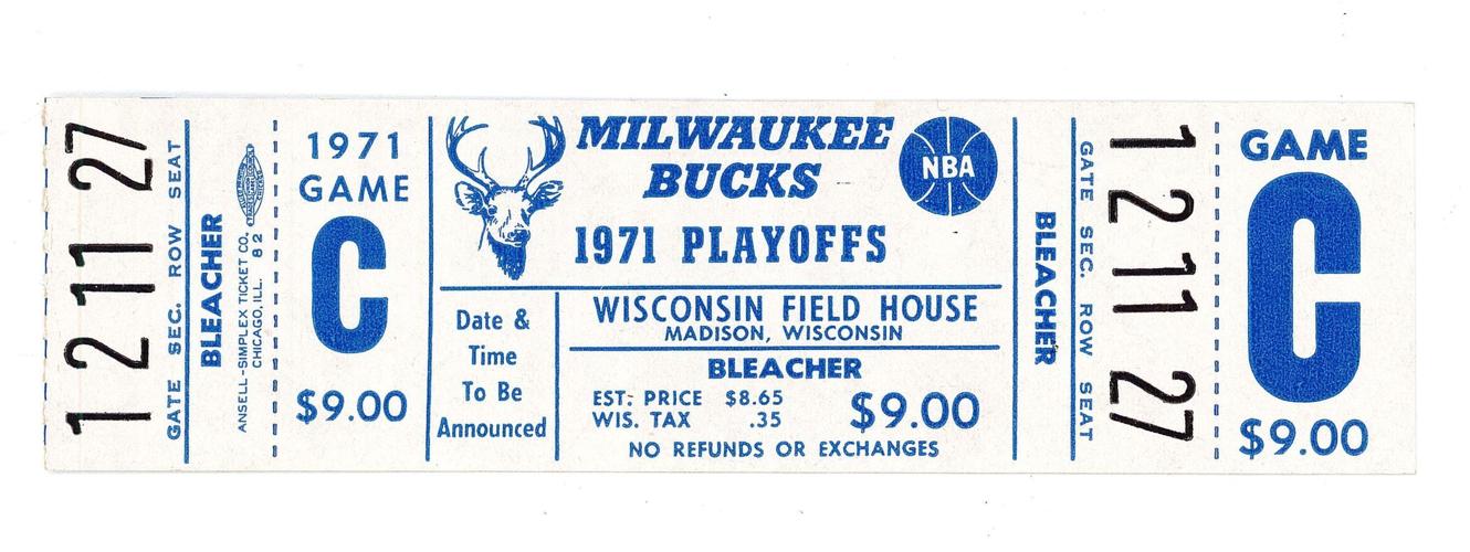 Bucks in Madison - Game C ticket