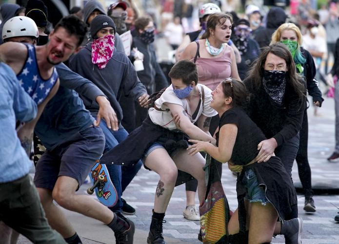 Madison protest turns destructive