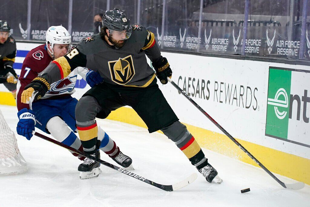 Avalanche Golden Knights Hockey