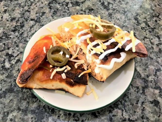 Healthy chimichangas