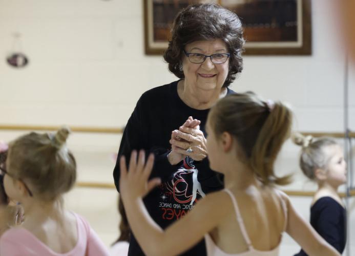Betty Hayes-Baxter close-up with children
