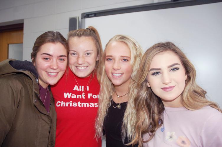 Four students in Hope Squad at Big Foot High School