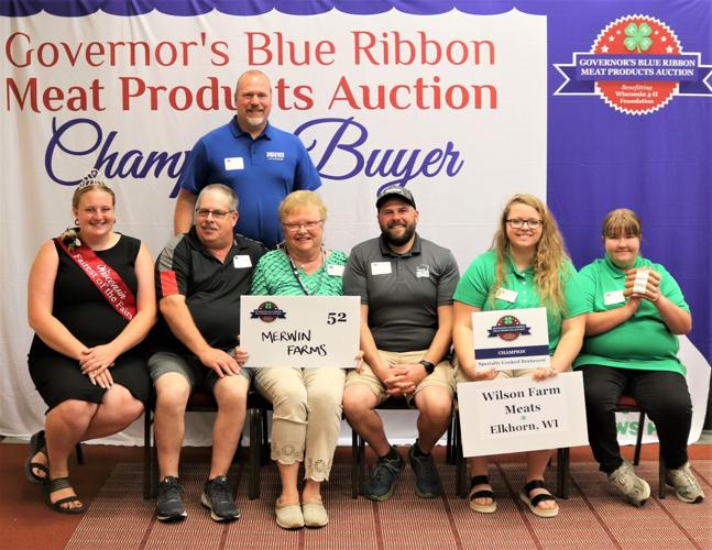 Champion buyer for award-winning Wilson Farm Meats specialty cooked bratwurst at the 30th Annual Governor's Blue Ribbon Meat Products Contest