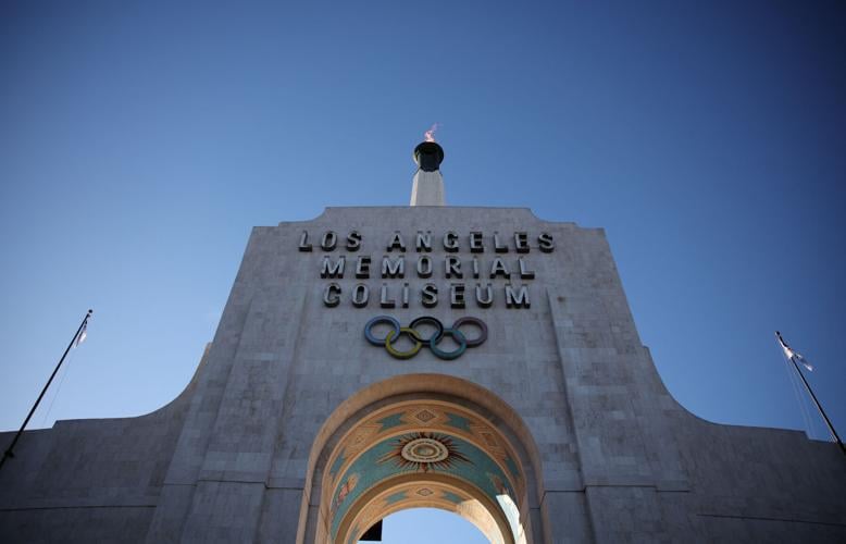 LA28 officials speak to the media