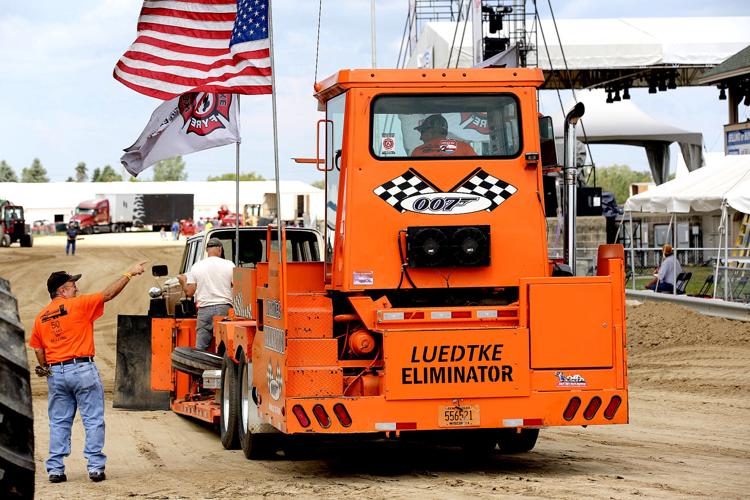 Truck-and-tractor pull at Walworth County Fairgrounds