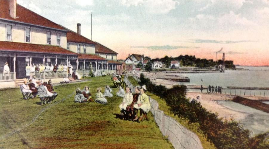 Children on the lakefront at Kemper Hall