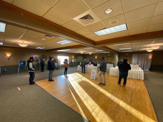 voters on the dance floor