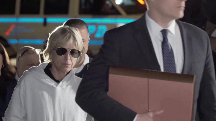 Actor Selma Blair leaves Queens Criminal Court following her arraignment in New York