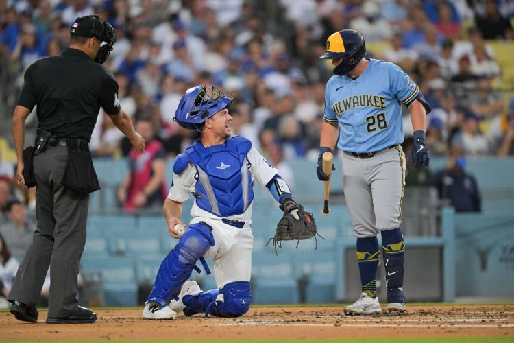 BASEBALL-MLB-LAD-MIL/