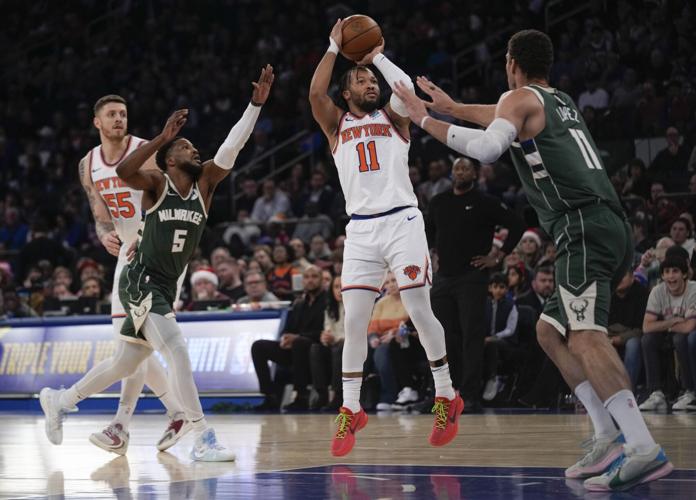 Bucks Knicks Basketball