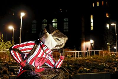Bucky Badger with Mask