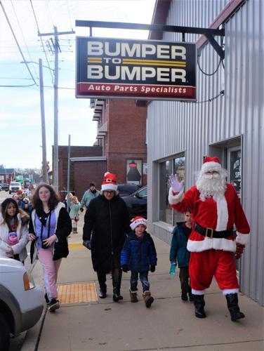 Strolling with Santa Claus