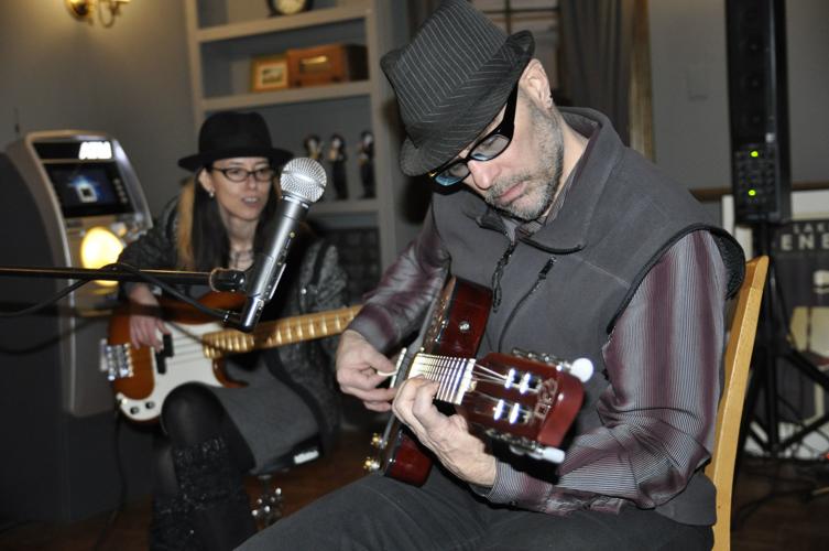 Mike Stone with wife Laura for Live Music