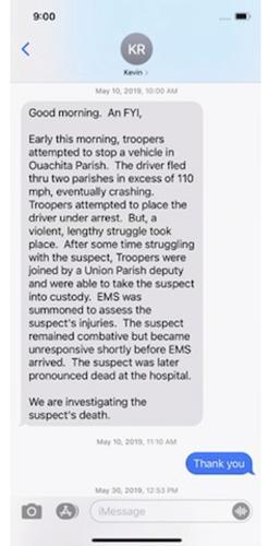 Louisiana Police Death Federal Probe