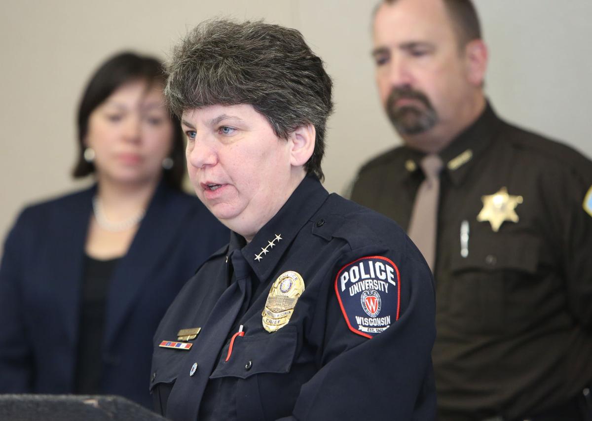 Former UW Police Chief Sue Riseling, Sheriff Dave Mahoney