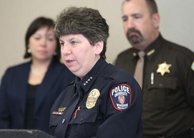 Former UW Police Chief Sue Riseling, Sheriff Dave Mahoney
