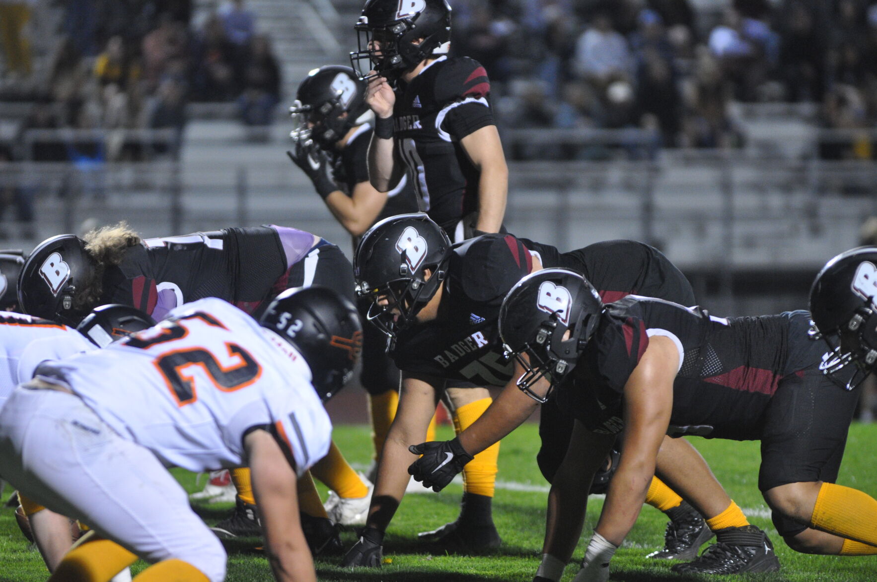 Jagger Gower Badger football blows out Burlington