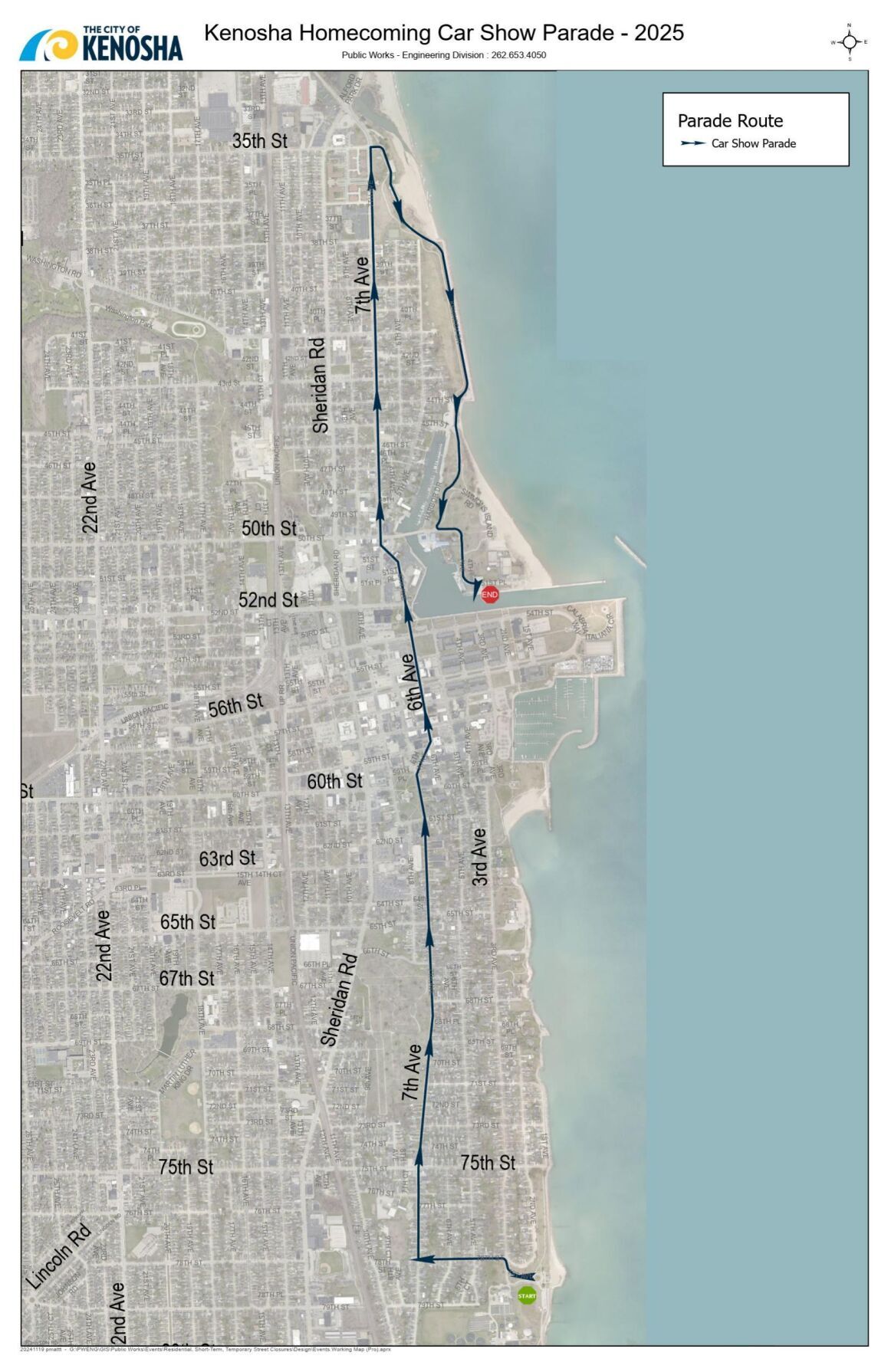 2025 AMC parade route map