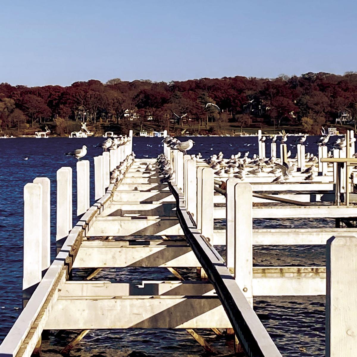Piers in Williams Bay