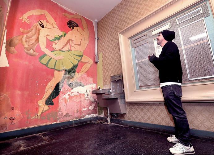 Mural discovered at Rivoli Theatre