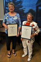American Legion Citation of Meritorious Service honorees Ellen Weber and Kate Franzen
